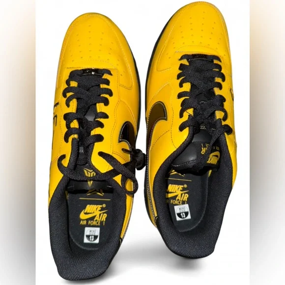 Ja Morant x Nike Air Force 1 Yellow and Black 'Sundial' Shoes 2025 Men’s Size 13 - Picture 3 of 4